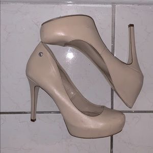 BCBG Beige Stilettos
